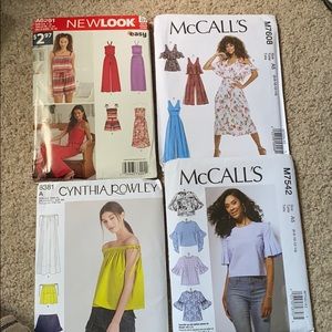 4 Ladies’ sewing patterns